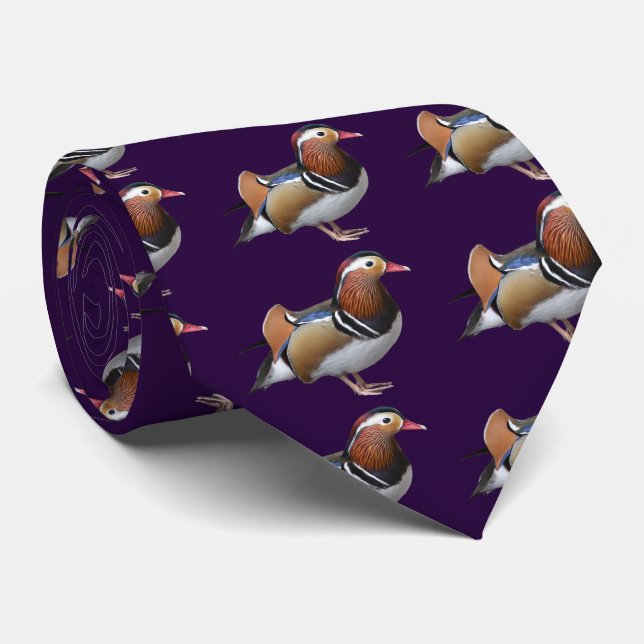 Mandarin duck tie (Rolled)