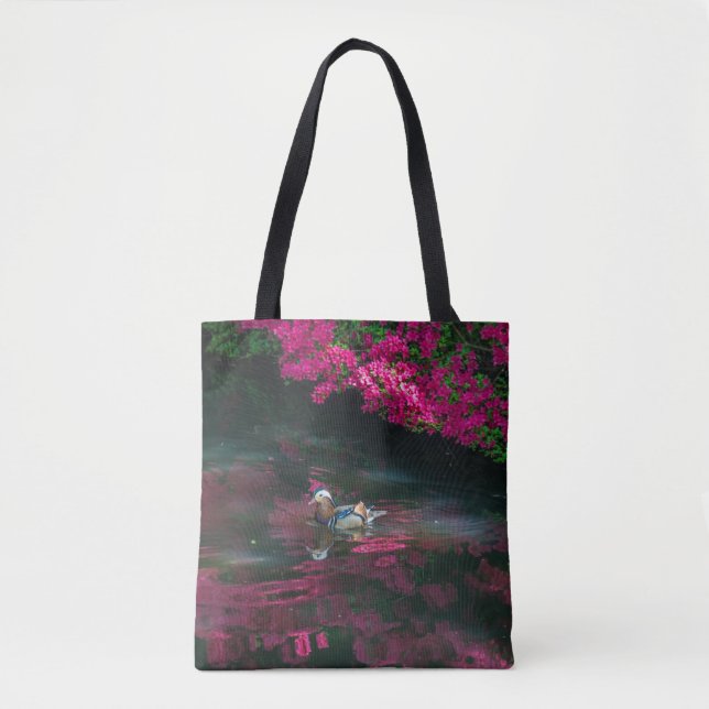 Mandarin duck Tote Bag (Front)