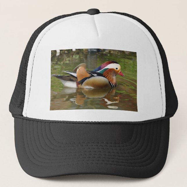 mandarin duck trucker hat (Front)