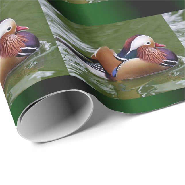Mandarin Duck Wrapping Paper (Roll Corner)