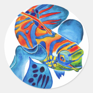 Mandarin Fish design decorative stickers