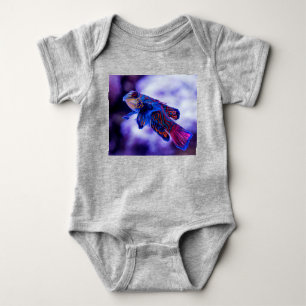 Mandarin Goby Fish Baby Bodysuit
