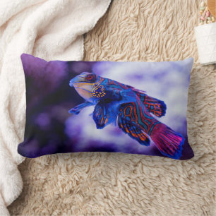 Mandarin Goby Fish Lumbar Cushion