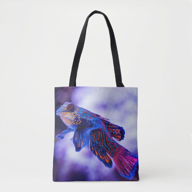 Mandarin Goby Fish Tote Bag (Front)