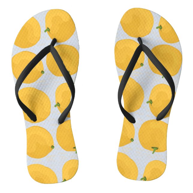 Mandarin Orange Flip Flops (Footbed)