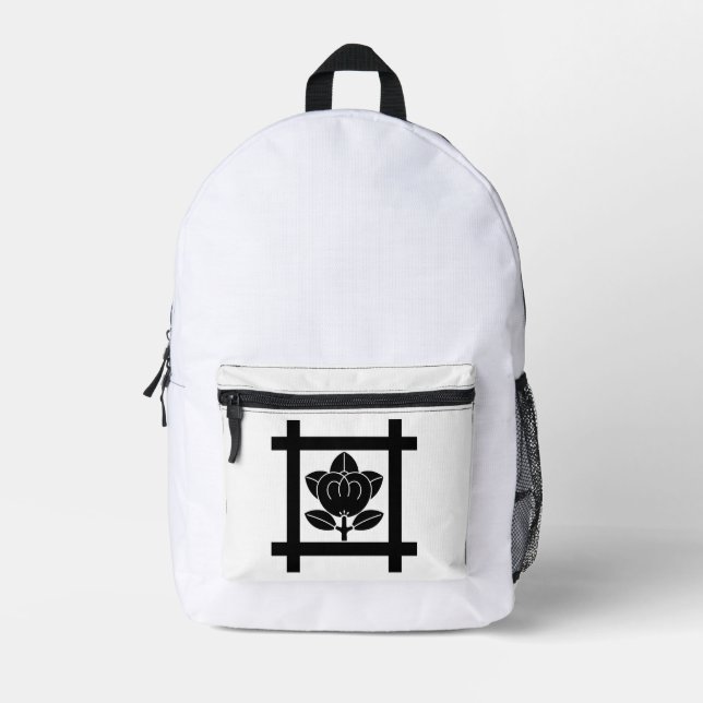 Mandarin orange for the Nichiren sect Printed Backpack (Front)