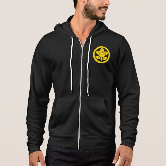 Mandarin orange in circle hoodie (Front)