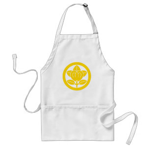 Mandarin orange in circle standard apron
