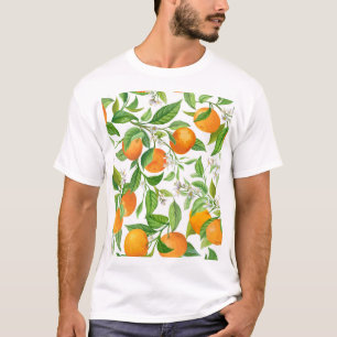 Mandarin: Tropical Colourful Pattern T-Shirt