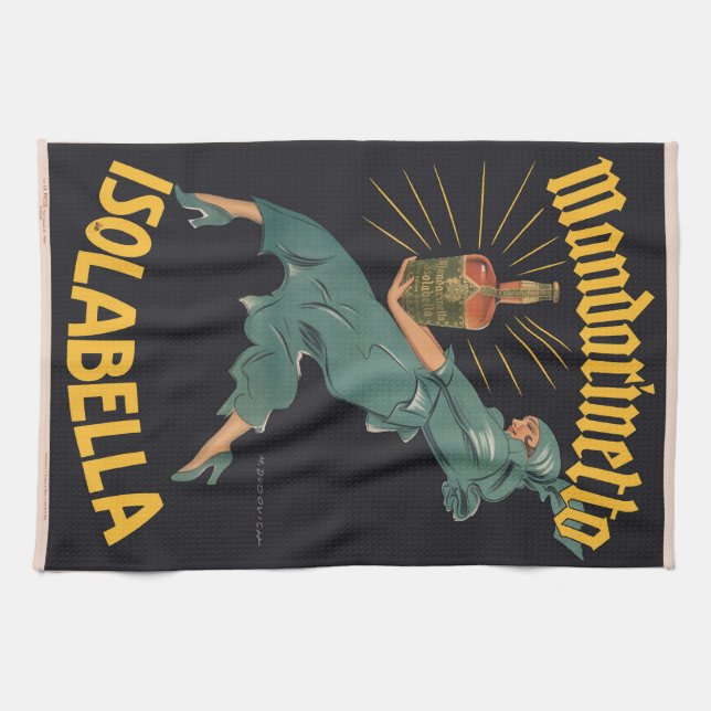 Mandarinetto, Isolabella Tea Towel (Horizontal)