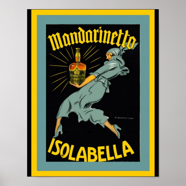 Mandarinetto Isolabella Vintage Ad Poster (Front)
