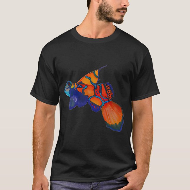 Mandarinfish (Synchiropus splendidus) T-Shirt (Front)