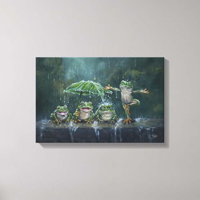 ""Mandatory Fun" by Jason Street Canvas Print (Front)