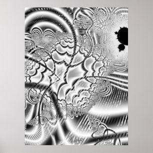 Mandel Waves Poster
