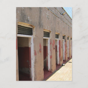 mandela cells prison postcard