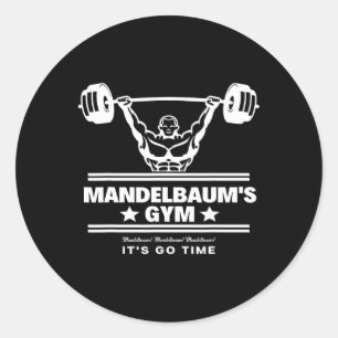Mandelbaum Gym - It's Go Time! Classic Round Sticker