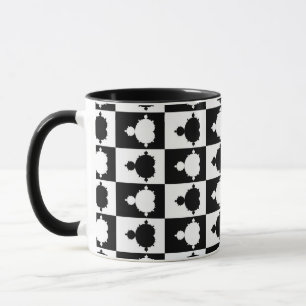 Mandelbrot Chess Board Mug