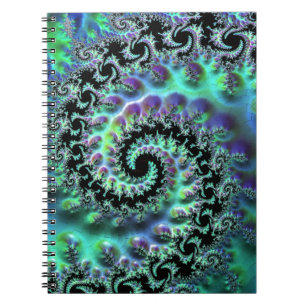 Mandelbrot Discovery Spiral Notebook