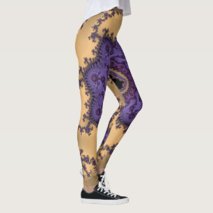 Mandelbrot Fractal Art Print Leggings