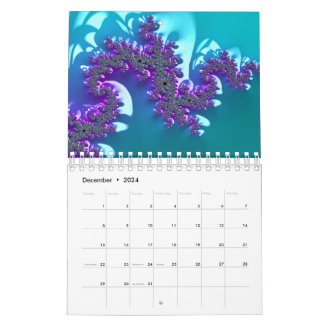 Mandelbrot fractal calendar