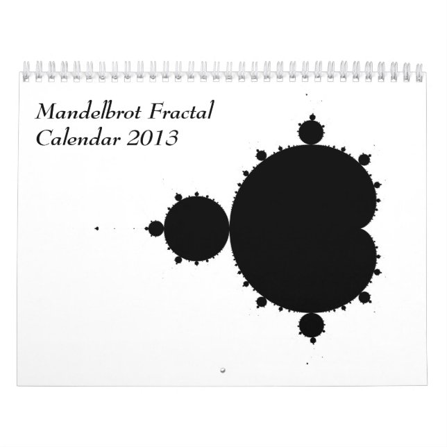 Mandelbrot Fractal Calendar 2013 (Cover)