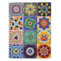 Mandelbrot Fractal Collage Notebook
