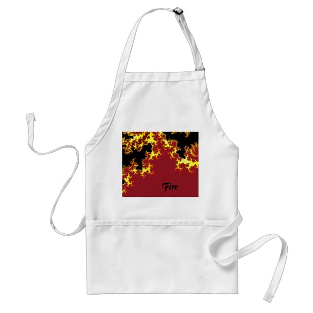 Mandelbrot Fractal Fire Standard Apron (Front)