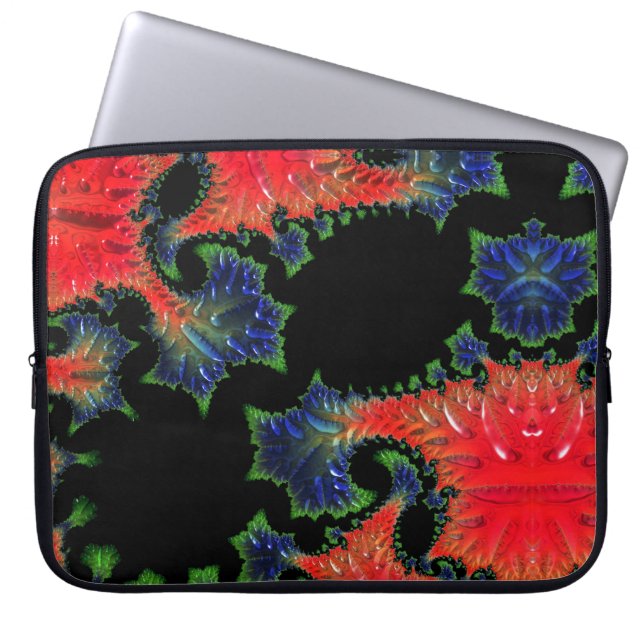 Mandelbrot Garden Laptop Cover (Front)