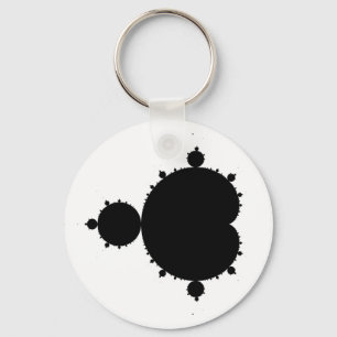 Mandelbrot Set 01 - Fractal Key Ring