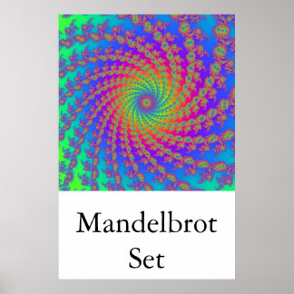 Mandelbrot Set (15 arm spiral) Poster