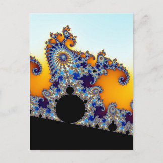 Mandelbrot Set Fractal Seahorse Postcard