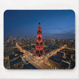 Mandelbrot Skyscraper On The City Square Mouse Pad