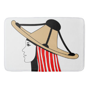 Mandil w Chachiya: Symbols of Jebala Identity Bath Mat