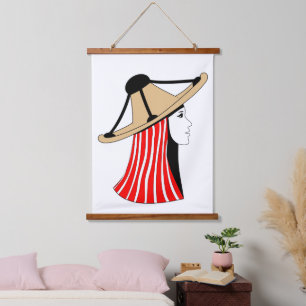 Mandil w Chachiya: Symbols of Jebala Identity Hanging Tapestry
