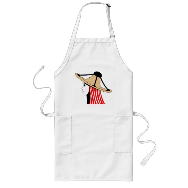 Mandil w Chachiya: Symbols of Jebala Identity Long Apron (Front)
