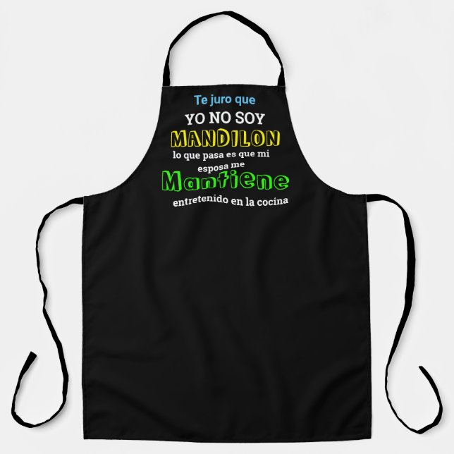 mandilon, me mantiene apron (Front)