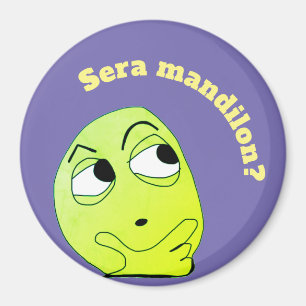 mandilon meme Large, 3 Inch Circle Magnet