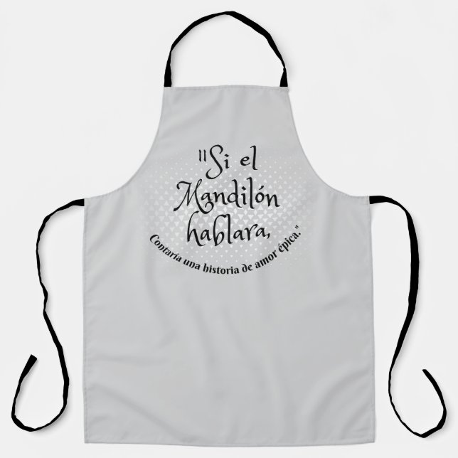 mandilon quote apron (Front)
