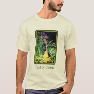 Mandolin And Iris Garden Personalised T-Shirt
