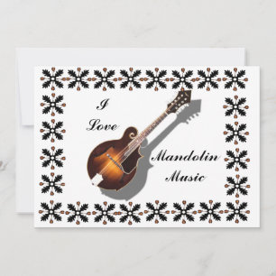 MANDOLIN-iNVITATION Invitation