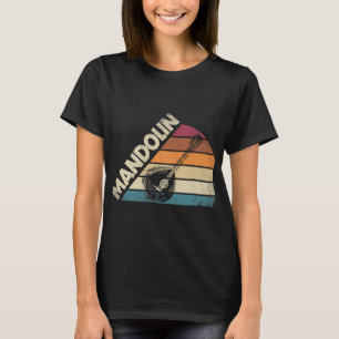 Mandolin Lover Mandolinist Silhouette T-Shirt