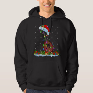 Mandolin Lover Music Lover Matching Santa Hat Mand Hoodie