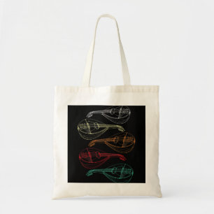 Mandolin Lover Player Strings Player Bluegrass Mus Tote Bag