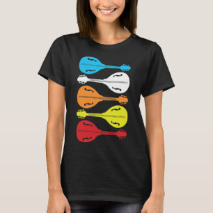Mandolin Lover Retro Mandolin Player Vintage Lute  T-Shirt