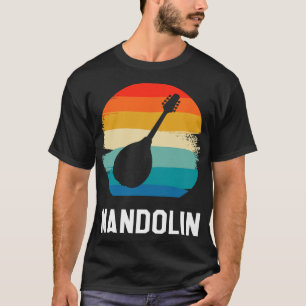 Mandolin Lover Retro Vintage Classic Mandolin Play T-Shirt