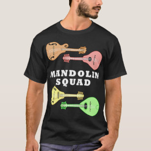 Mandolin Lover Squad Musician Music Band T-Shirt