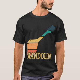 Mandolin Lover Vintage Silhouette Mandolin T-Shirt
