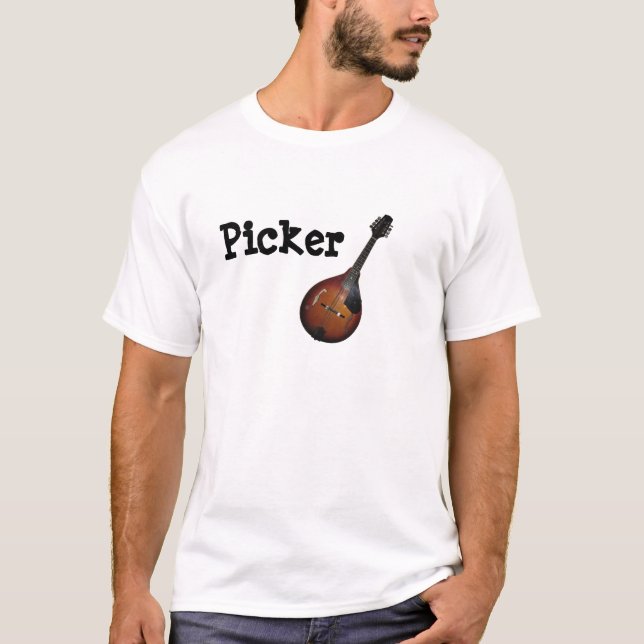 Mandolin Picker T-Shirt (Front)