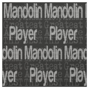 Mandolin Player Extraordinaire Fabric