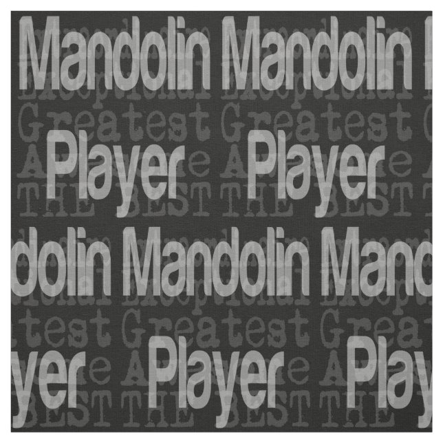 Mandolin Player Extraordinaire Fabric (Swatch)